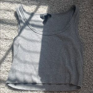Forever 21 Heather Gray Crop Top